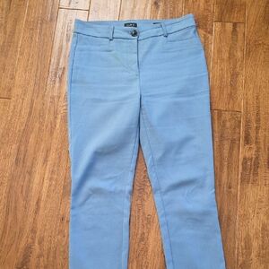 LOFT Light Blue Slim Fit Trousers